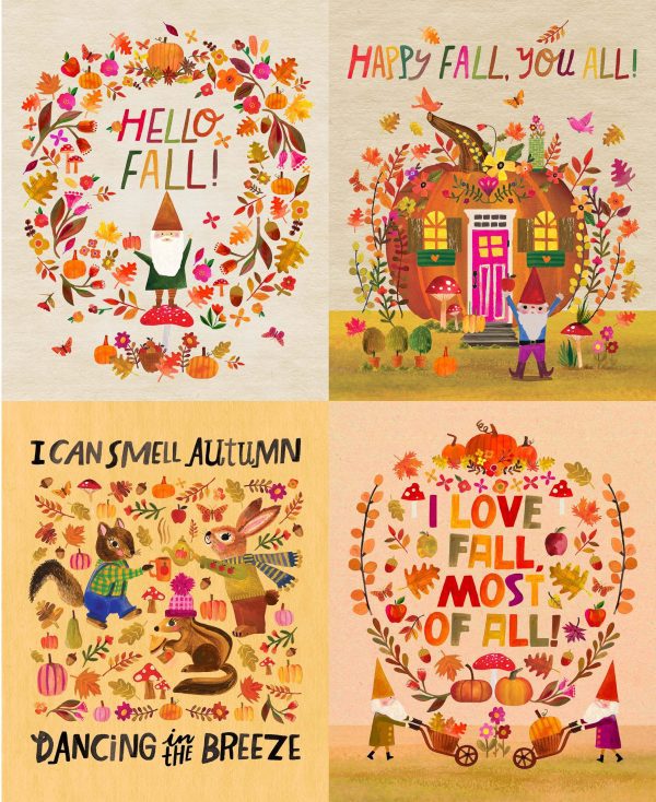 Fall Vibe Panel - 24" Repeat-DDC12320-Multi