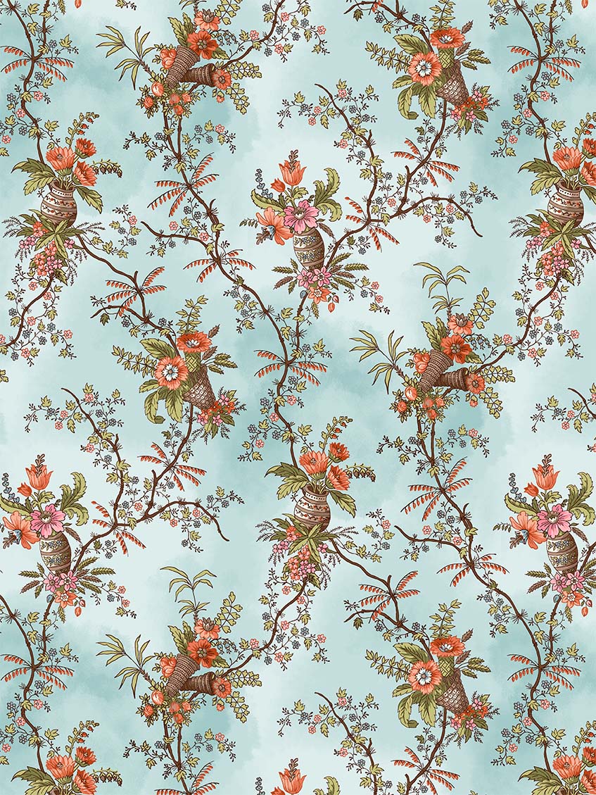 Floral Bouquet-DCX12429-Mint