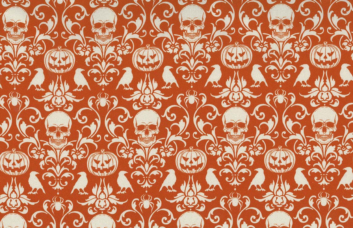 Spooky Damask-DCX12280-Orange