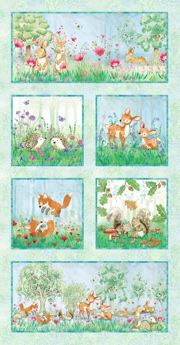 Woodland Panel - 24" Repeat-DDC12424-Mist