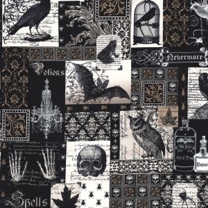 ESSENTIALS, Nevermore Collage / Noir DC5522_Black.jpg