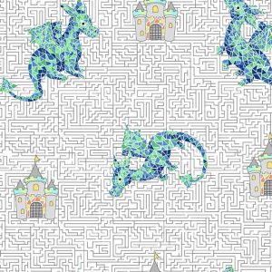 DRAGONS RULE, A-maize-zing - Blue / CX8847-BLUE CX8847-BLUE-D.jpg