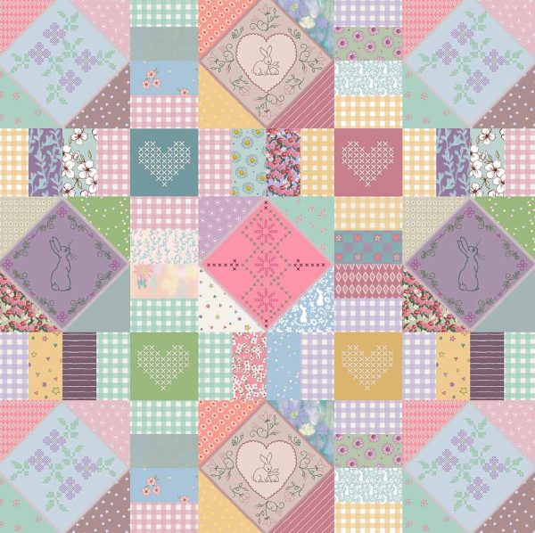 Patchwork Artwork-DDC12788-Multi